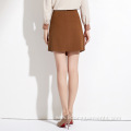 A-line High Waist Short Skirt Women Causal Dress